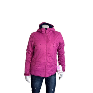 NWT - CORE POWDER ROOM Moon Insulated Jacket. Pink Dot. Size: Small
